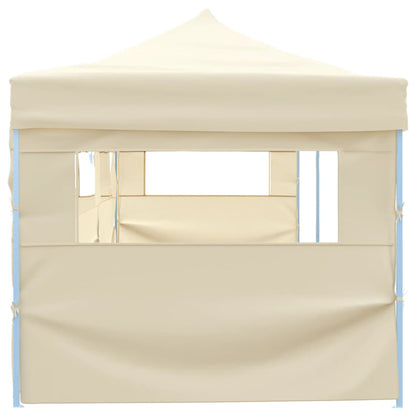Tenda Pieghevole Pop-Up con 5 Pareti Laterali 3x9 m Crema | homemem39