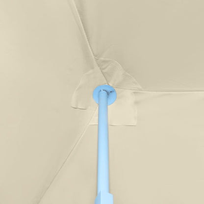 Tenda Pieghevole Pop-Up con 8 Pareti Laterali 870x291x315 cm Crema - homemem39