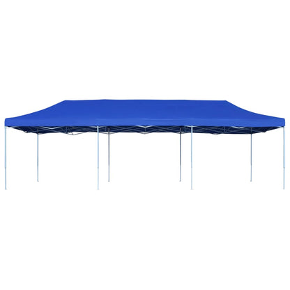 Gazebo Pieghevole Pop-Up 3x9 m Blu | homemem39