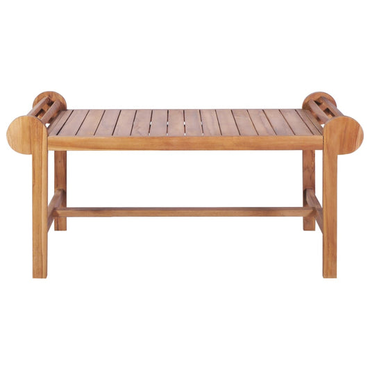 Tavolino da Salotto 100x50x45 cm in Massello di Teak | homemem39