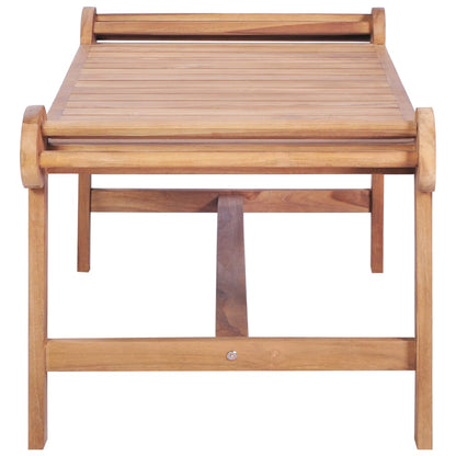 Tavolino da Salotto 100x50x45 cm in Massello di Teak | homemem39