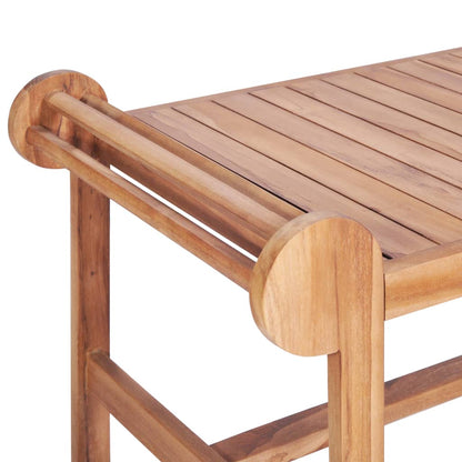 Tavolino da Salotto 100x50x45 cm in Massello di Teak | homemem39