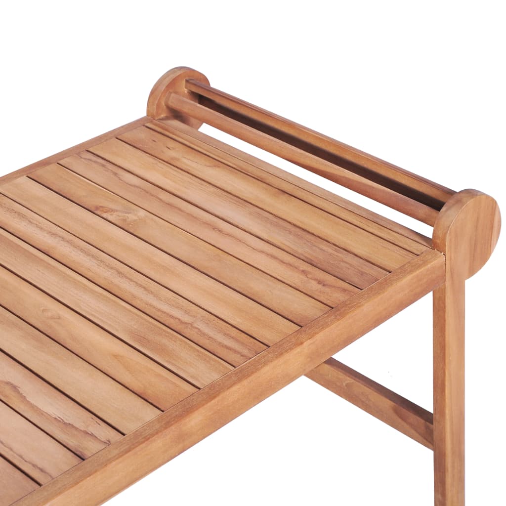 Tavolino da Salotto 100x50x45 cm in Massello di Teak | homemem39