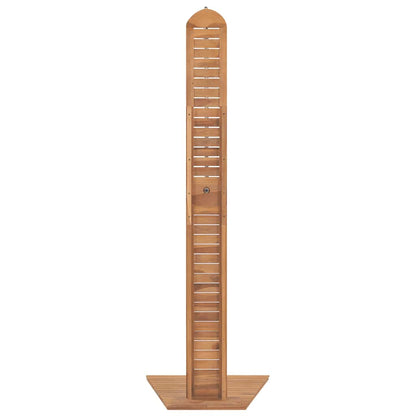 Doccia da Giardino in Legno Massello di Teak 70x75x204cm - homemem39
