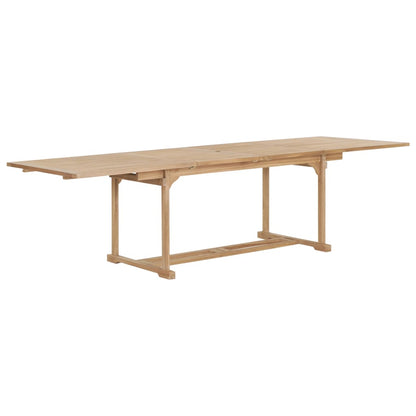 Tavolo da Giardino Allungabile 180-280x100x75 cm in Teak | homemem39