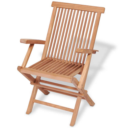 Set da Pranzo da Giardino 7 pz in Legno Massello di Teak - homemem39