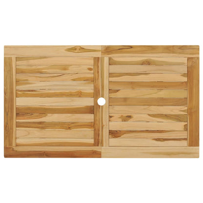 Set da Pranzo per Esterni 5 pz in Legno Massello di Teak - homemem39