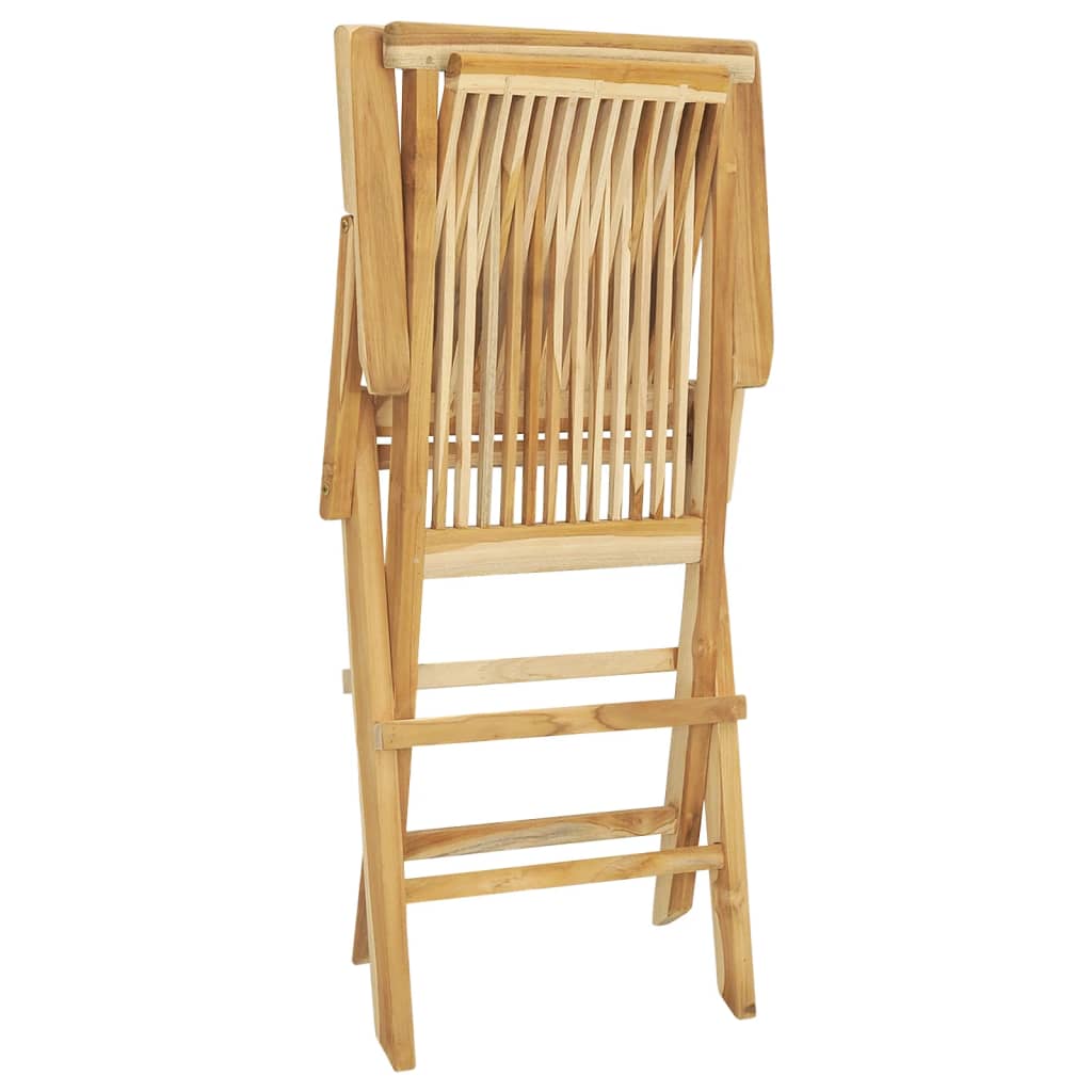 Set da Pranzo per Esterni 5 pz in Legno Massello di Teak - homemem39