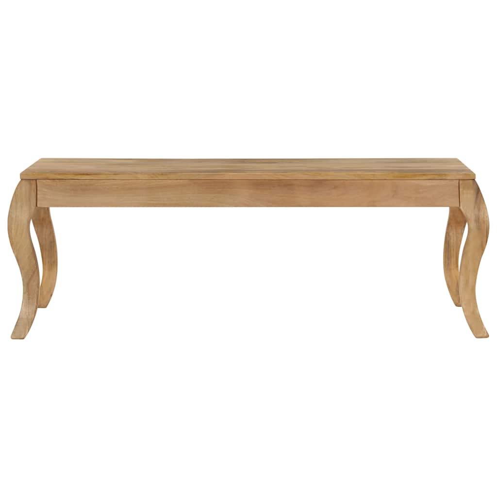 Tavolino da Caffè in Legno Massello di Mango 110x60x40 cm