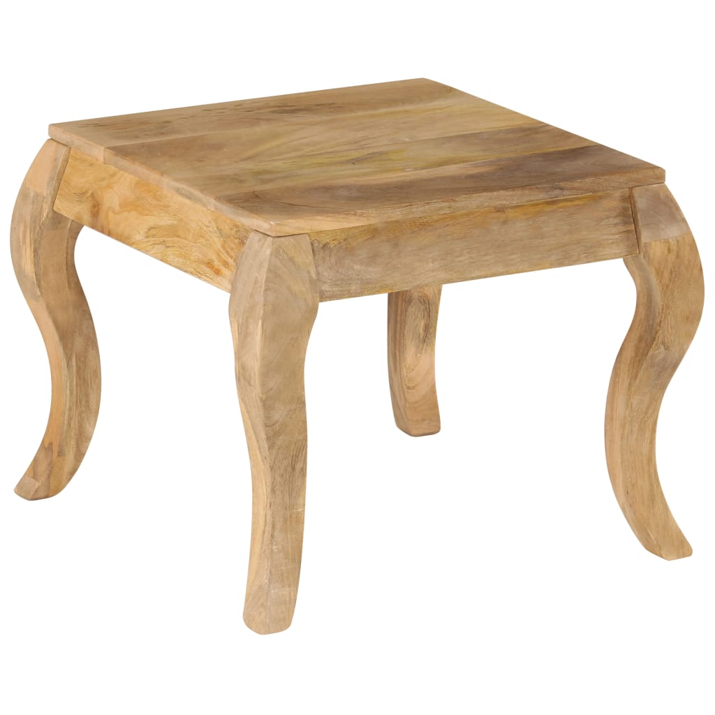 Tavolino da Salotto in Legno Massello di Mango 45x45x40cm - homemem39