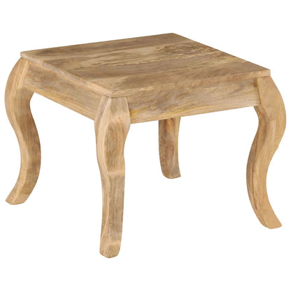 Tavolino da Salotto in Legno Massello di Mango 45x45x40cm - homemem39