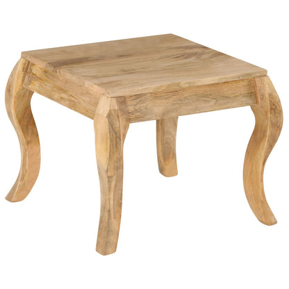 Tavolino da Salotto in Legno Massello di Mango 45x45x40cm - homemem39
