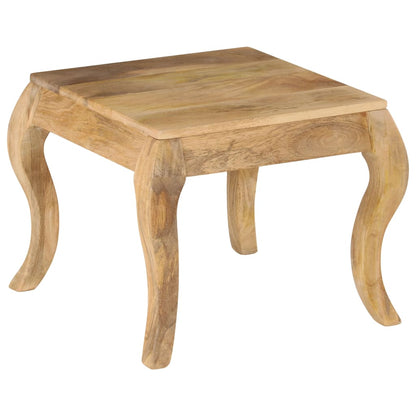 Tavolino da Salotto in Legno Massello di Mango 45x45x40cm - homemem39