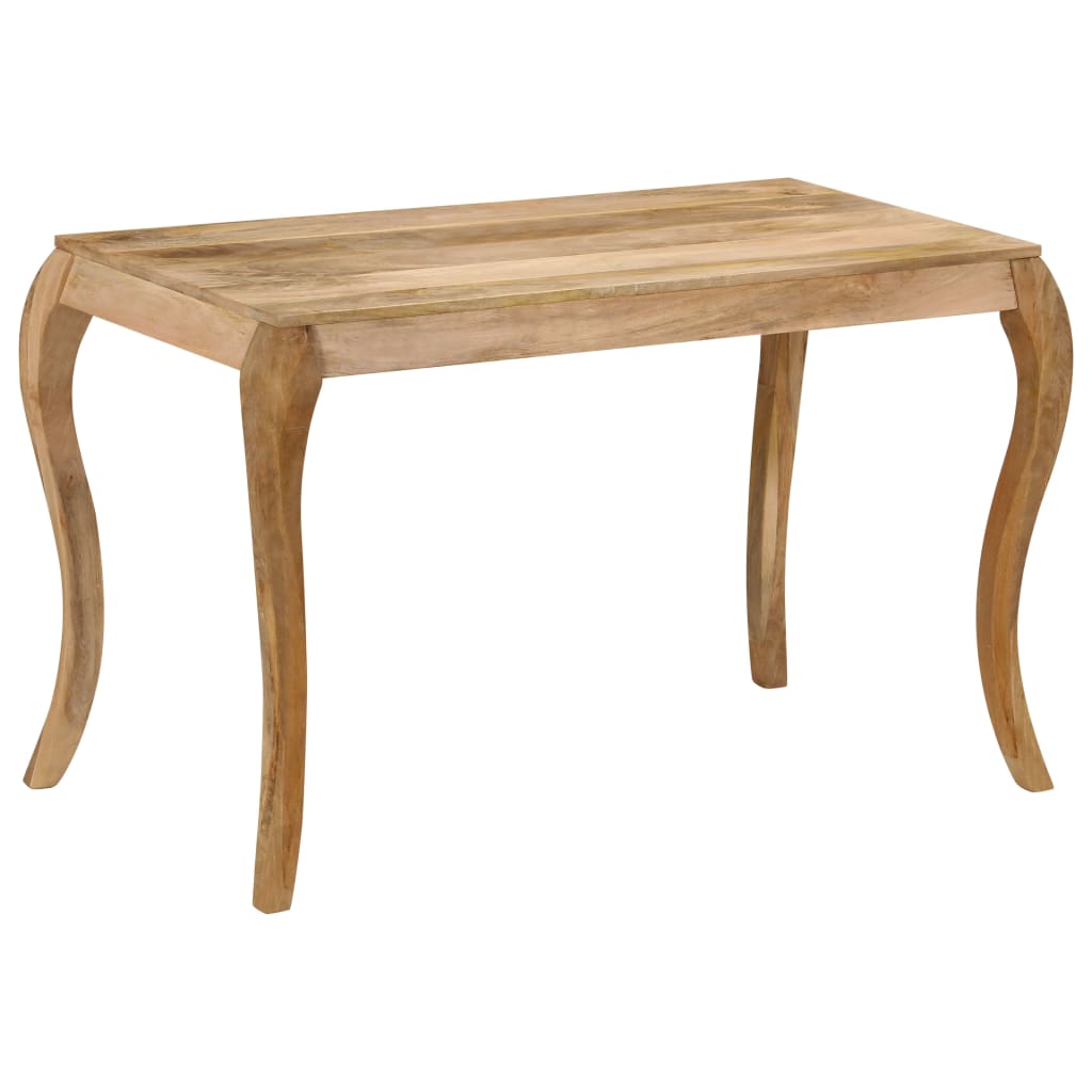 Tavolo da Pranzo in Legno Massello di Mango 118x60x76cm | homemem39