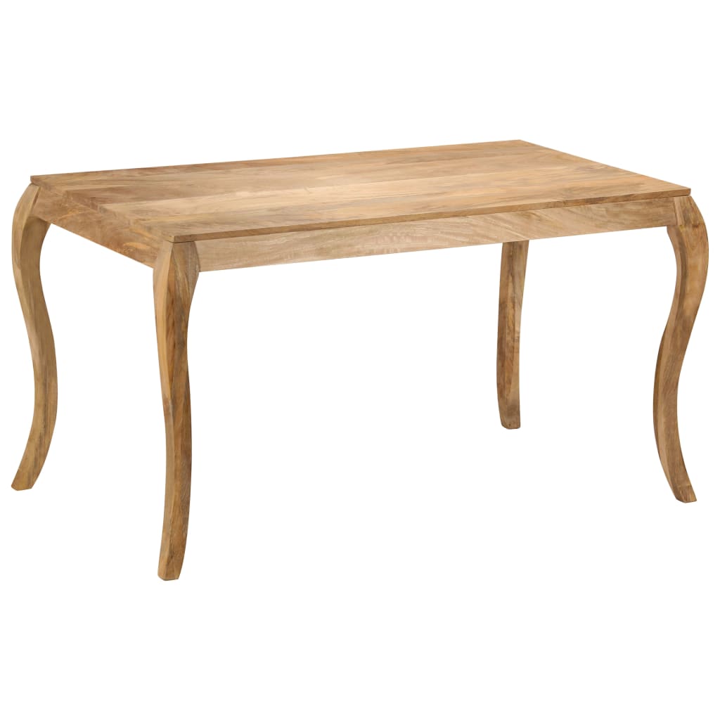 Tavolo da Pranzo in Legno Massello di Mango 135x75x76 cm | homemem39