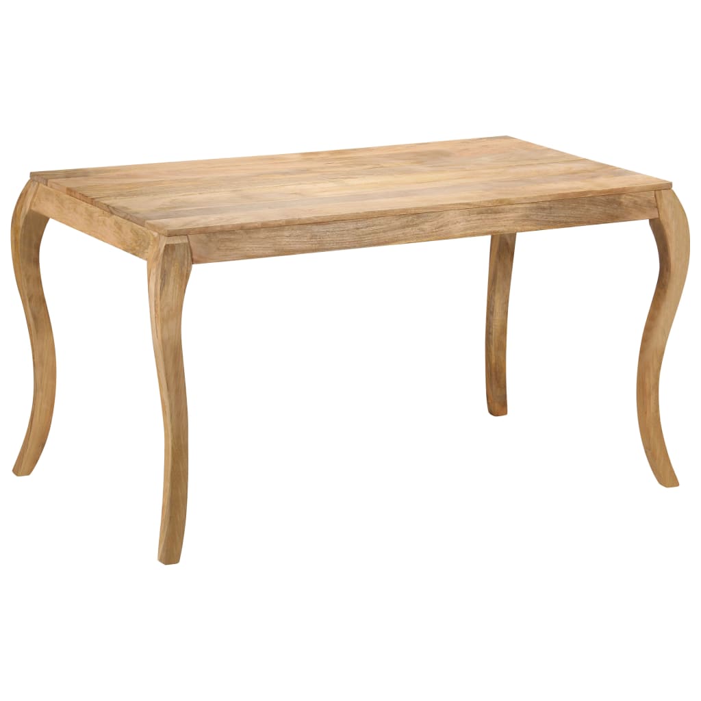 Tavolo da Pranzo in Legno Massello di Mango 135x75x76 cm | homemem39