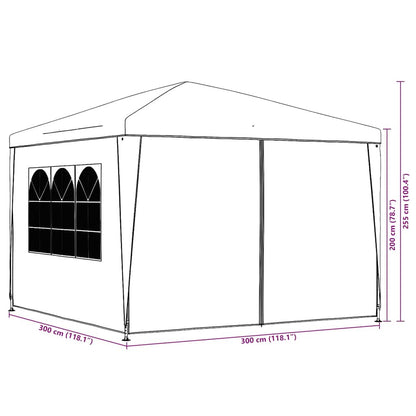 Tendone per Feste 3x3 m Bianco | homemem39