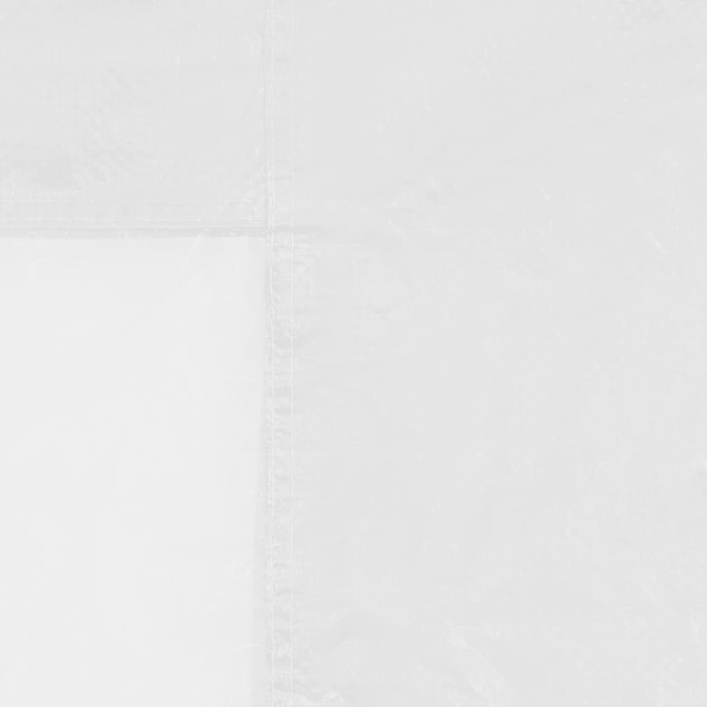 Parete per Tendostruttura in PE  2pz con Finestra Bianco - homemem39
