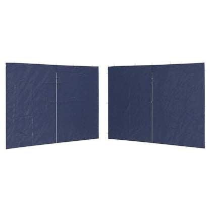 Parete per Tendostruttura in PE 2 pz con Cerniera Blu | homemem39