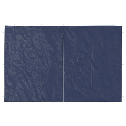 Parete per Tendostruttura in PE 2 pz con Cerniera Blu | homemem39