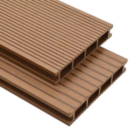 Pavimento da Deck 6 pcs Teak riciclato WPC