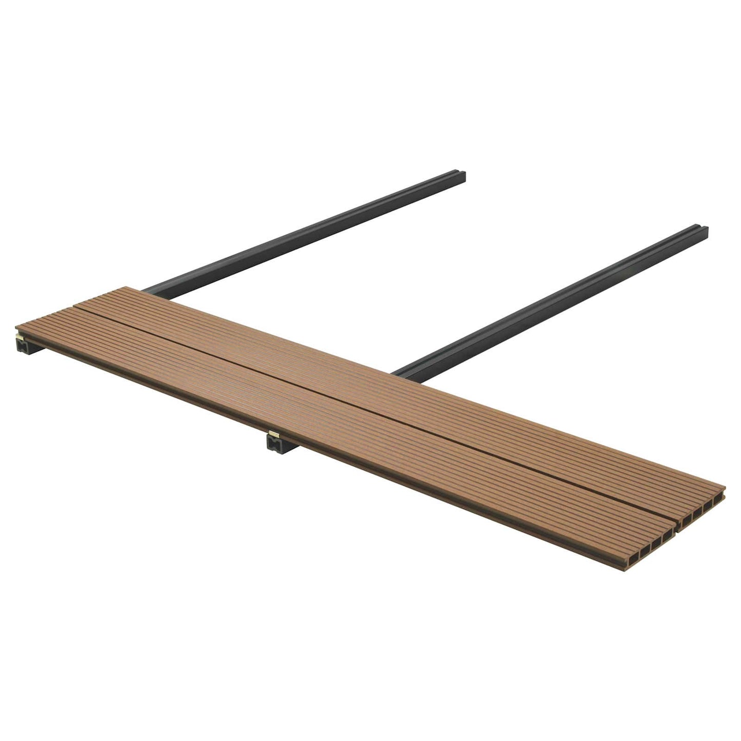 Pavimento da Deck 6 pcs Teak riciclato WPC