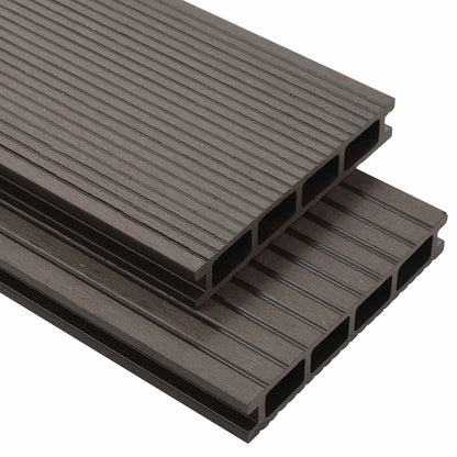 Pavimento da Deck 6 pcs Marrone Scuro WPC | homemem39