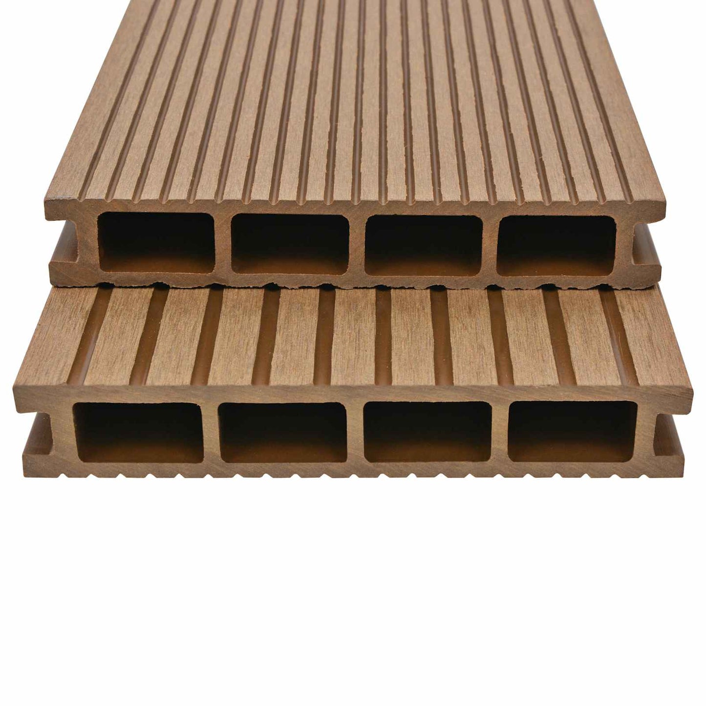 Pavimento da Deck 4 pcs Teak riciclato WPC | homemem39