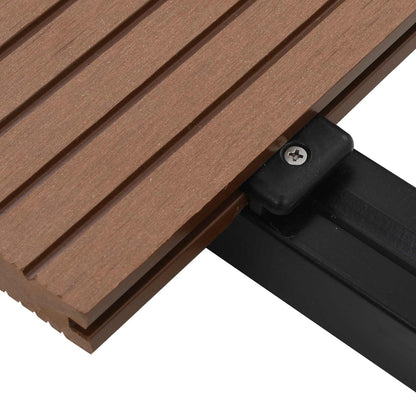 Pavimento da Deck 6 pcs Marrone Chiaro WPC | homemem39