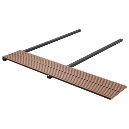 Pavimento da Deck 6 pcs Marrone Chiaro WPC | homemem39