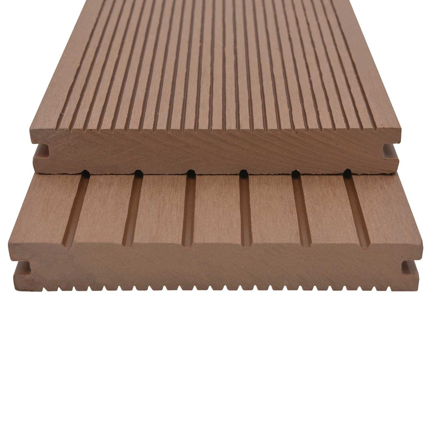 Pavimento da Deck 6 pcs Marrone Chiaro WPC | homemem39