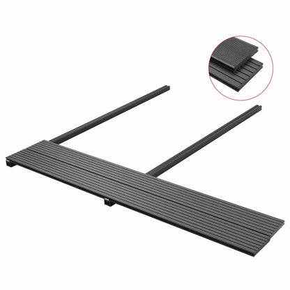Pavimento da Deck 6 pcs Grigio WPC | homemem39