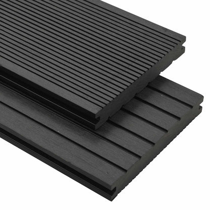 Pavimento da Deck 6 pcs Nero WPC | homemem39