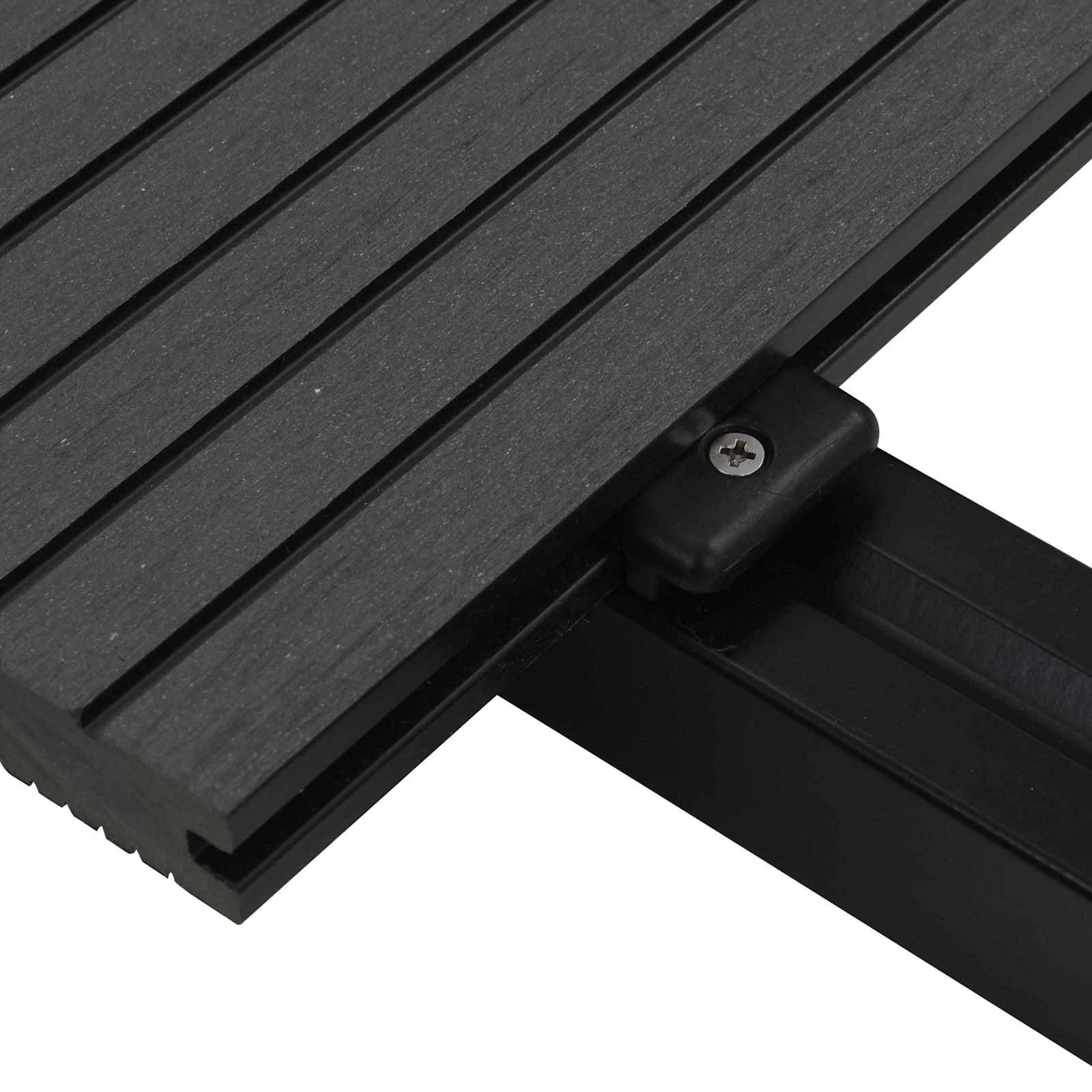 Pavimento da Deck 6 pcs Nero WPC | homemem39