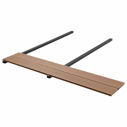 Pavimento da Deck 6 pcs Teak riciclato WPC