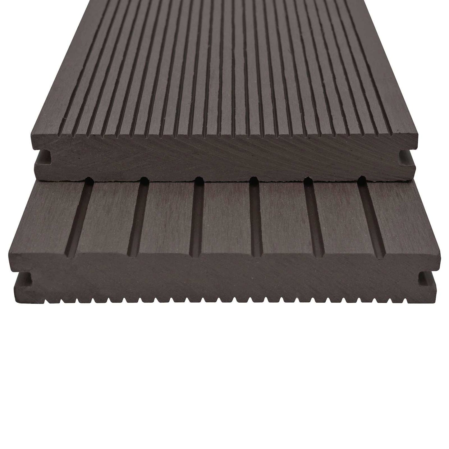 Pavimento da Deck 6 pcs Marrone Scuro WPC | homemem39