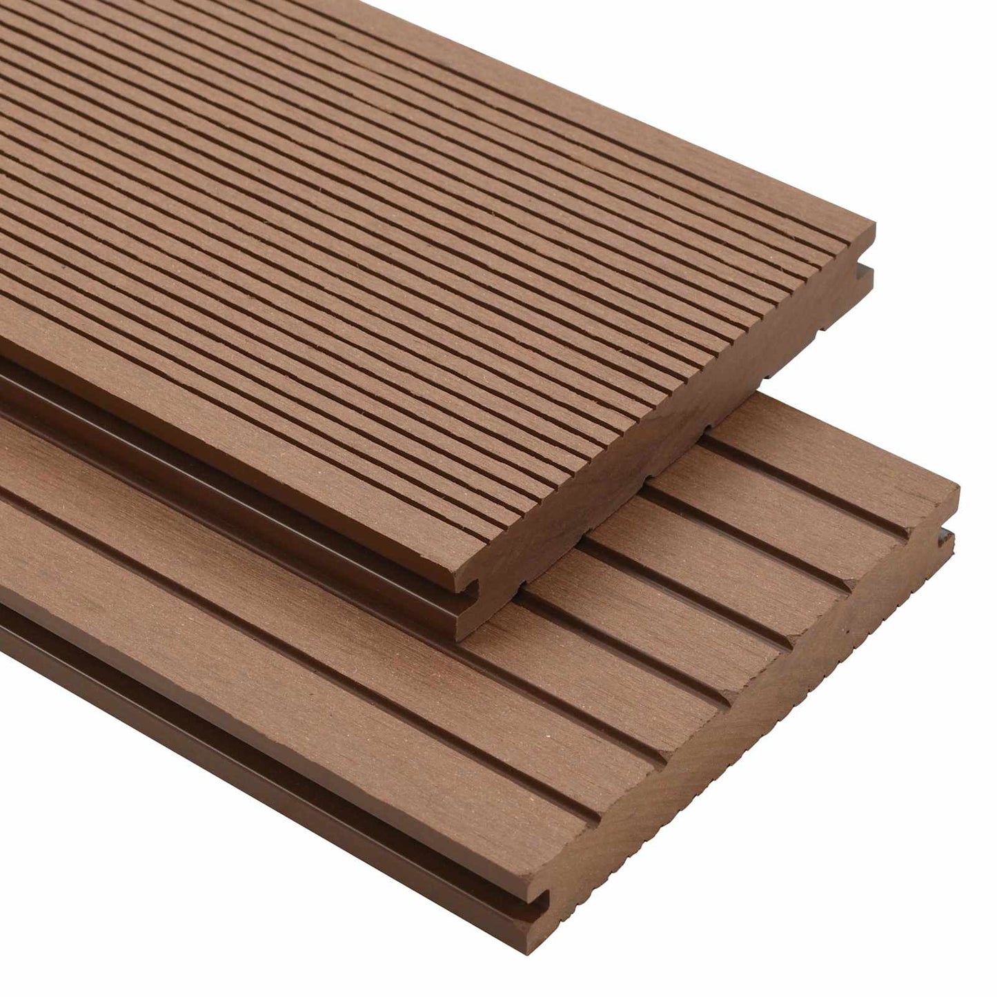 Pavimento da Deck 4 pcs Marrone Chiaro WPC | homemem39