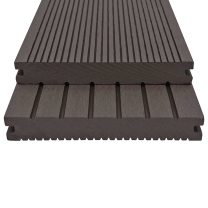 Pavimento da Deck 4 pcs Marrone Scuro WPC | homemem39