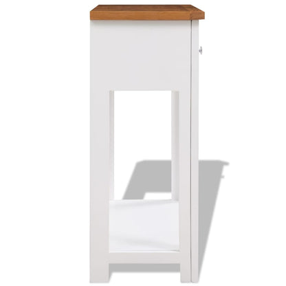 Tavolo Consolle 83x30x73 cm in Massello di Rovere | homemem39