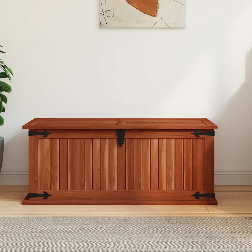 Cassapanca 79x34x32 cm in Legno Massello di Acacia - homemem39