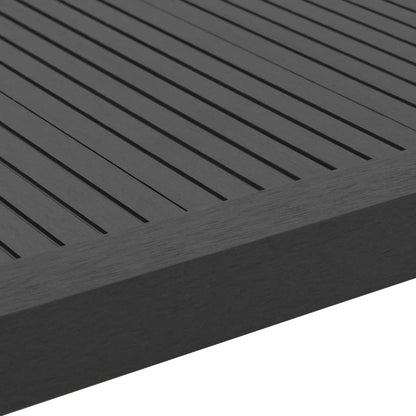 Profili Angolari per Bordi 5pz in WPC 170 cm Nero - homemem39