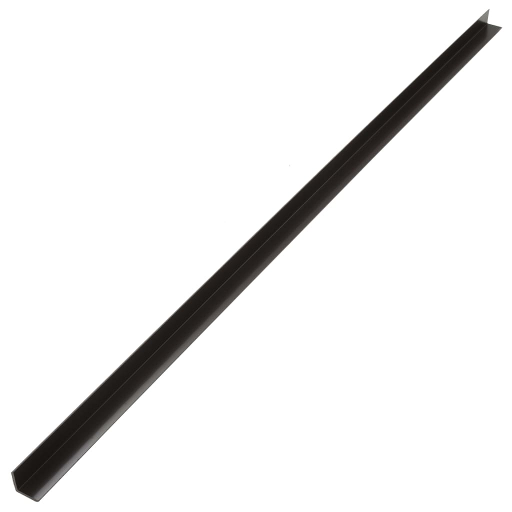 Profili Angolari per Bordi 5 pz in WPC 170 cm Marrone Scuro - homemem39