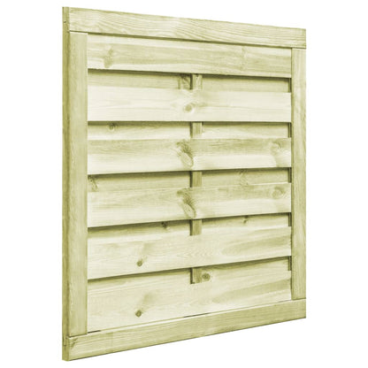 Cancello da Giardino Legno di Pino Impregnato 100x100 cm Verde | homemem39