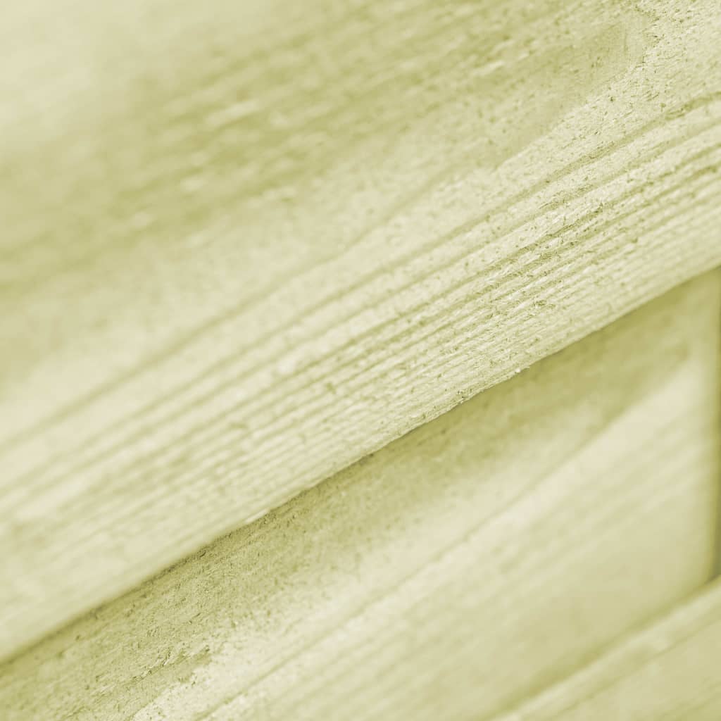Cancello da Giardino Legno di Pino Impregnato 100x125 cm Verde | homemem39