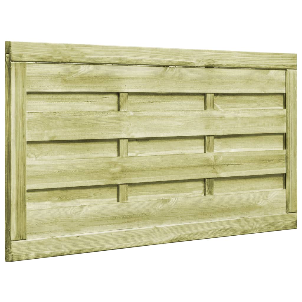 Cancelli da Giardino 2pz Legno Impregnato Pino 150x75 cm Verde