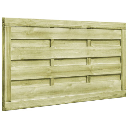 Cancelli da Giardino 2pz Legno Impregnato Pino 150x75 cm Verde