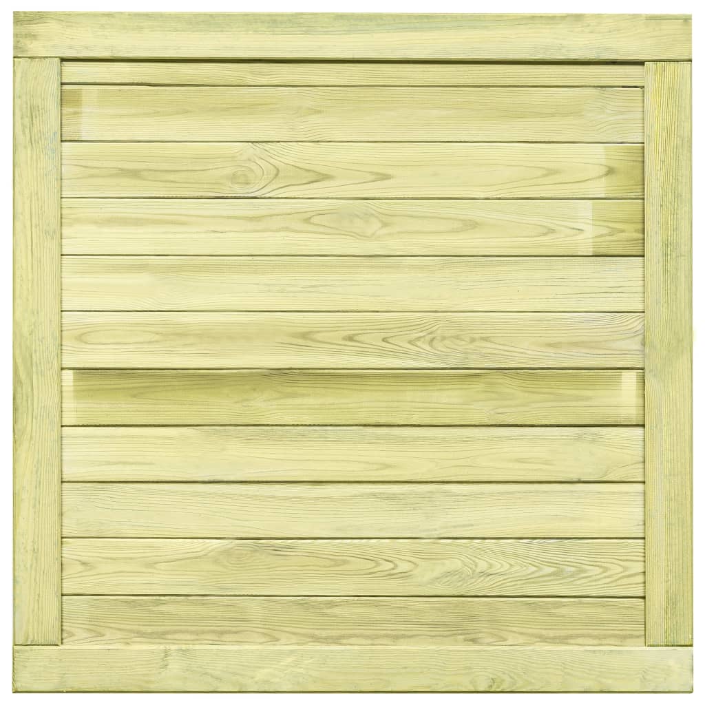 Cancello da Giardino in Legno di Pino Impregnato 100x100 cm | homemem39