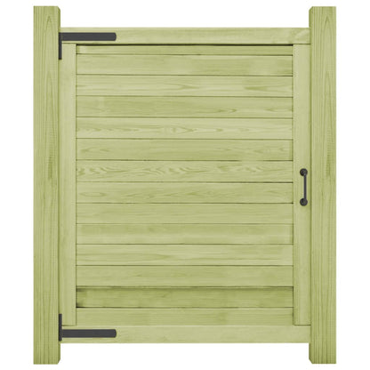 Cancello da Giardino in Legno di Pino Impregnato 125x100 cm | homemem39