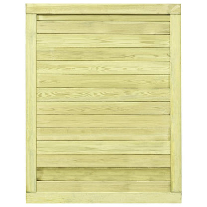 Cancello da Giardino in Legno di Pino Impregnato 125x100 cm | homemem39