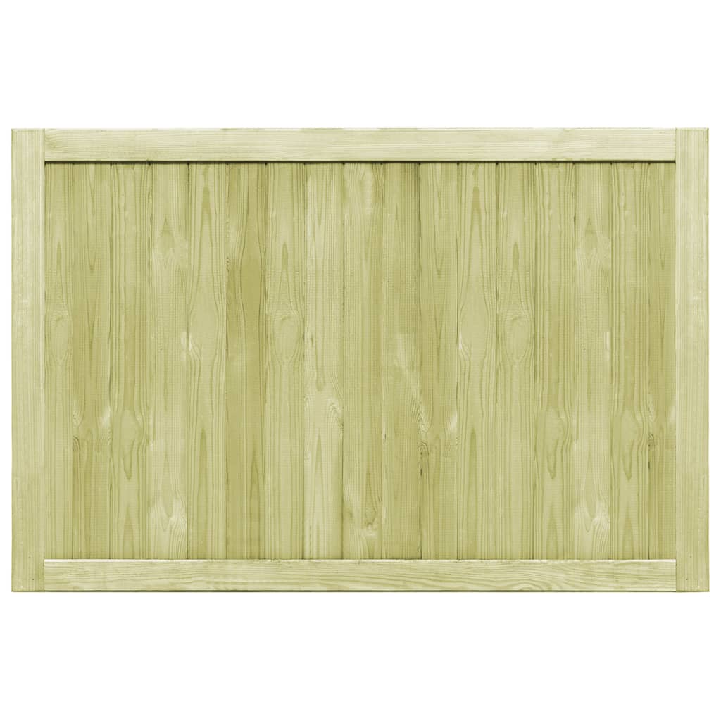 Cancelli da Giardino 2 pz in Legno di Pino Impregnato 300x100cm | homemem39